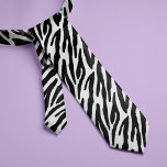 Zebra Stripes Pattern Neck Tie<br><div class="desc">Zebra print custom tie</div>