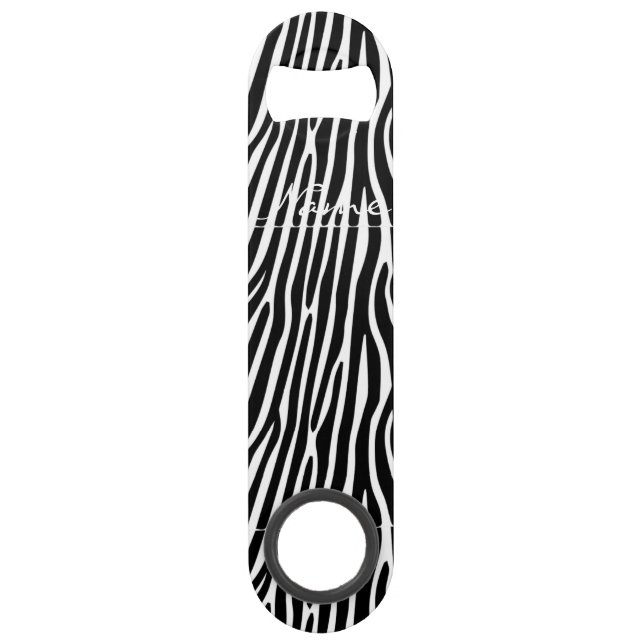 Zebra Stripes Pattern Thunder_Cove Bar Key (Front)
