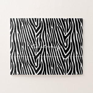Zebra Stripes Pattern Thunder_Cove Jigsaw Puzzle