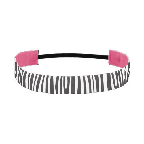 Zebra Stripes Pattern Trendy Design Athletic Headband