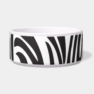 Zebra Stripes Pattern Trendy Design Bowl