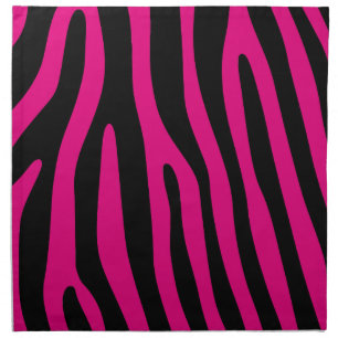 Zebra stripes pattern + your background & ideas napkin
