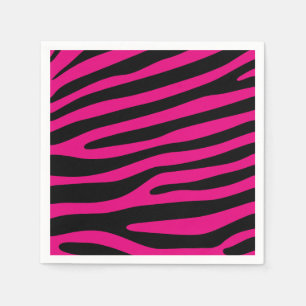Zebra stripes pattern + your background & ideas napkins