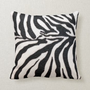 Zebra Stripes Pillow by iroccamaro9 at Zazzle