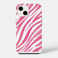 Zebra Stripes Pink Wild Animal Print