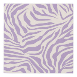 Zebra Stripes Preppy Purple Wild Animal Print
