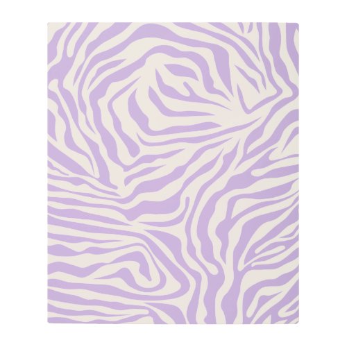 Zebra Stripes Preppy Purple Wild Animal Print