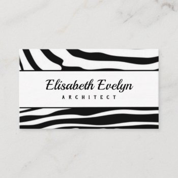 Zebra Stripes Seamless Pattern Business Card by ayaelsa_card at Zazzle