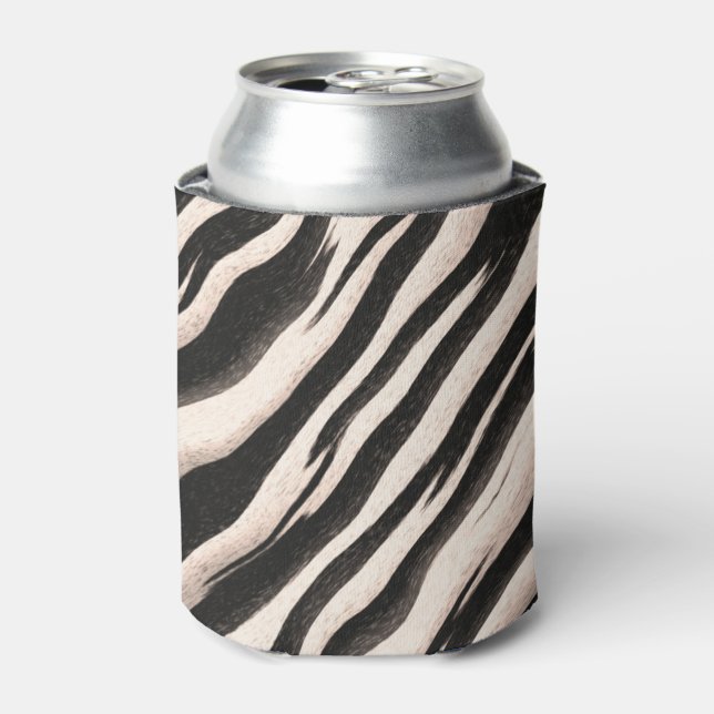 Zebra stripes seamless texture + your ideas can cooler (Can Front)