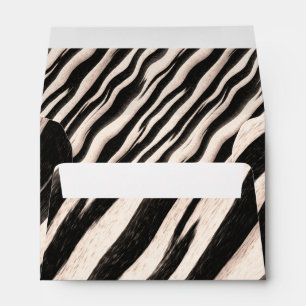 Zebra stripes seamless texture + your ideas envelope