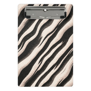 Zebra stripes seamless texture + your ideas mini clipboard