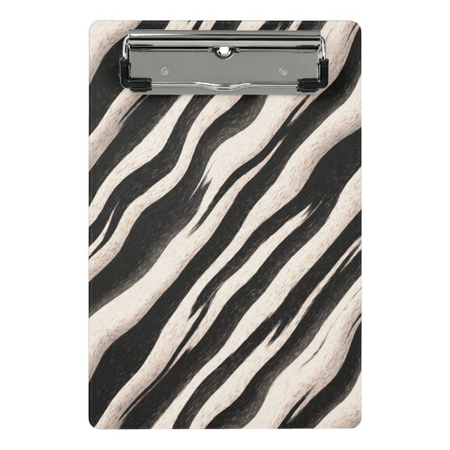 Zebra stripes seamless texture + your ideas mini clipboard (Front)