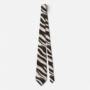 Zebra stripes seamless texture + your ideas neck tie