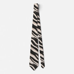 Zebra stripes seamless texture + your ideas neck tie