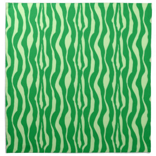 Zebra stripes - Shades of Lime Green Napkin