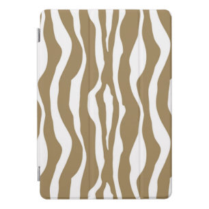 Zebra stripes - Taupe Tan and White Case For The i