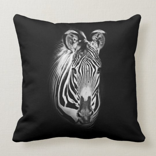 Zebra Stripes Throw Pillow