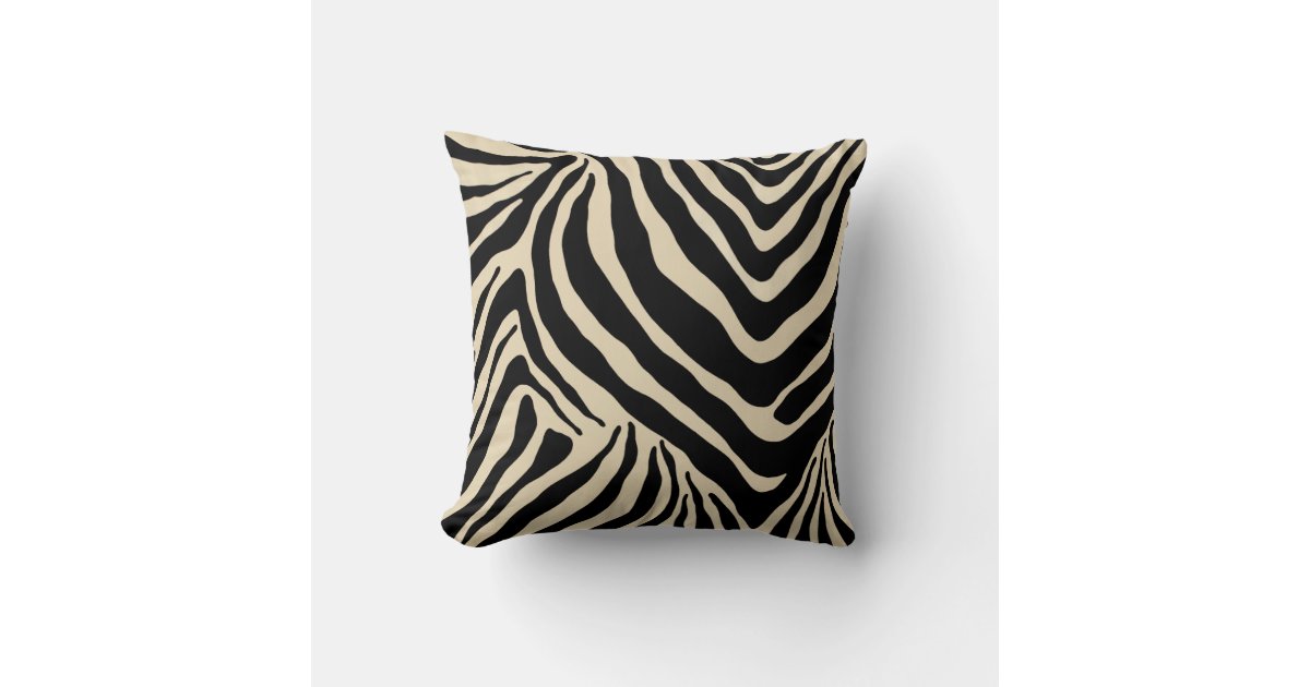 Zebra Stripes Throw Pillow Zazzle