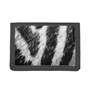 Zebra Stripes Trifold Wallet
