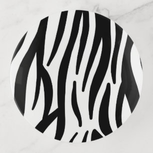 Zebra Stripes Trinket Tray