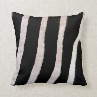 Zebra Stripes Wildlife Animal Print Throw Pillow