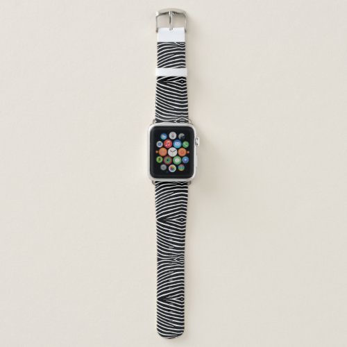 Zebra Strips Apple Watch Band