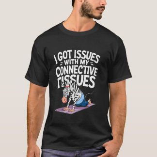 Zebra Strong EDS Awareness Ehlers Danlos Syndrome T-Shirt