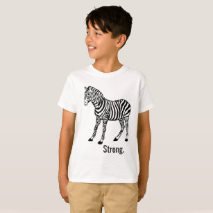 Zebra Strong Kids Unisex Shirt