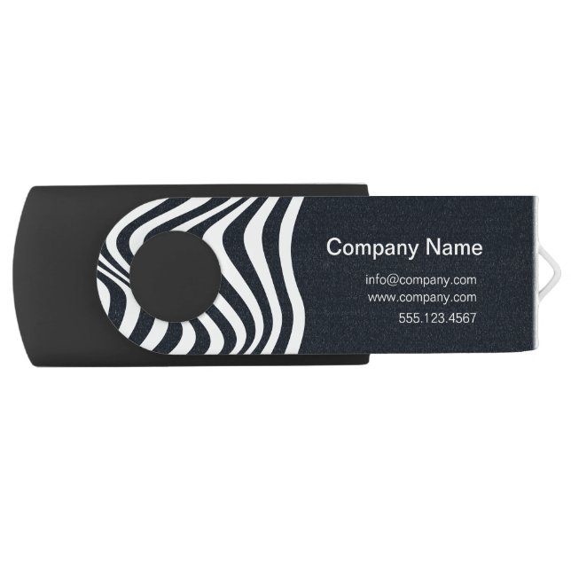 Zebra Style USB Flash Drive (Front)