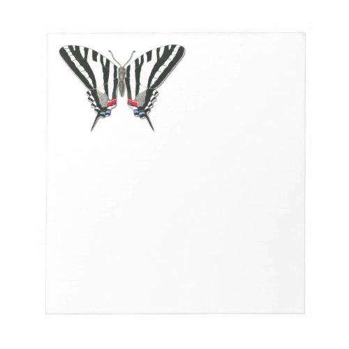 Zebra Swallowtail Butterfly Notepad