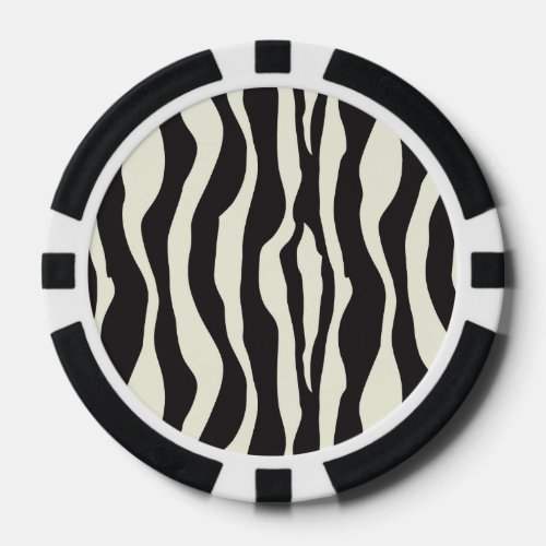 Zebra Texture Poker Chips