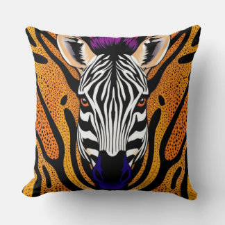 Zebra Throw Pillow