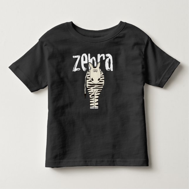 Zebra Toddler T-shirt (Front)