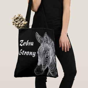 Zebra Tote Bag