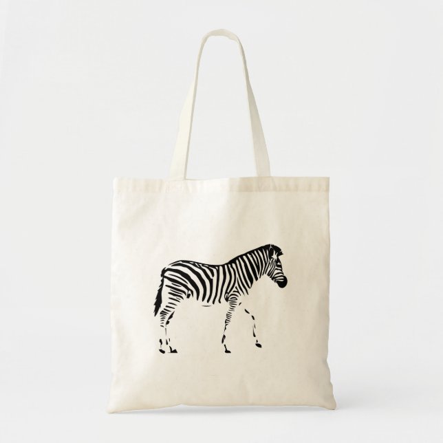 Zebra Tote Bag (Front)