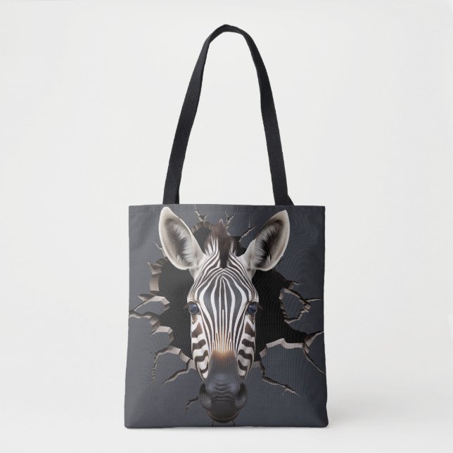 Zebra Tote Bag (Front)
