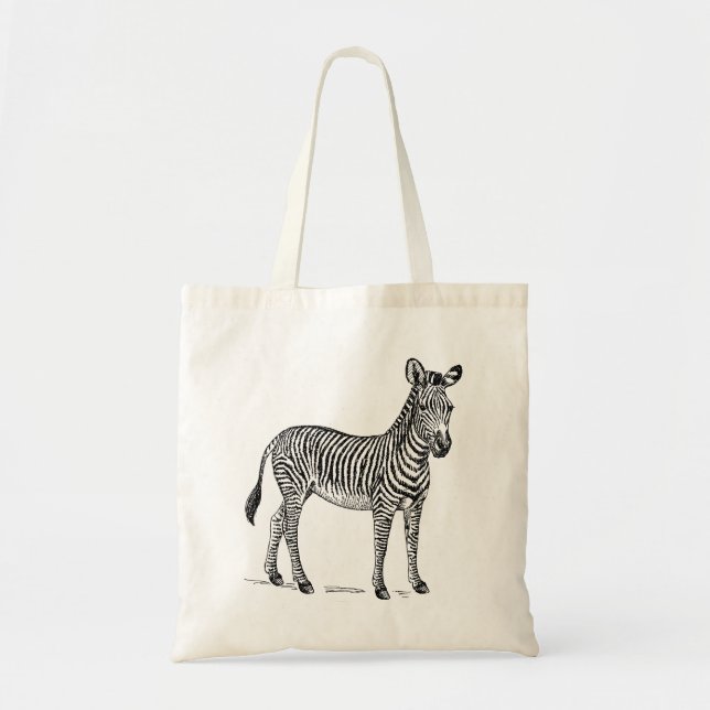 Zebra Tote Bag (Front)
