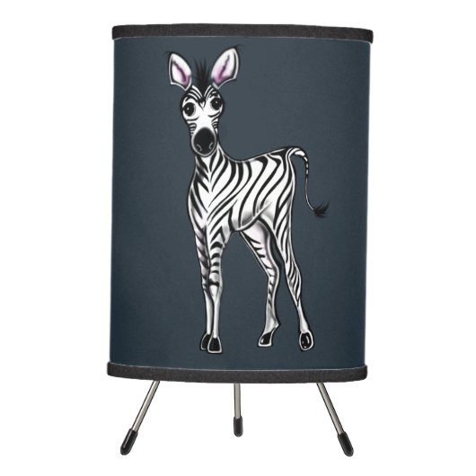 Zebra tripod lamp (Front)
