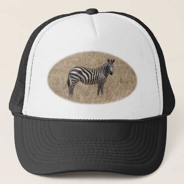 zebra trucker hat (Front)