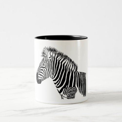 Zebra Two_Tone Coffee Mug