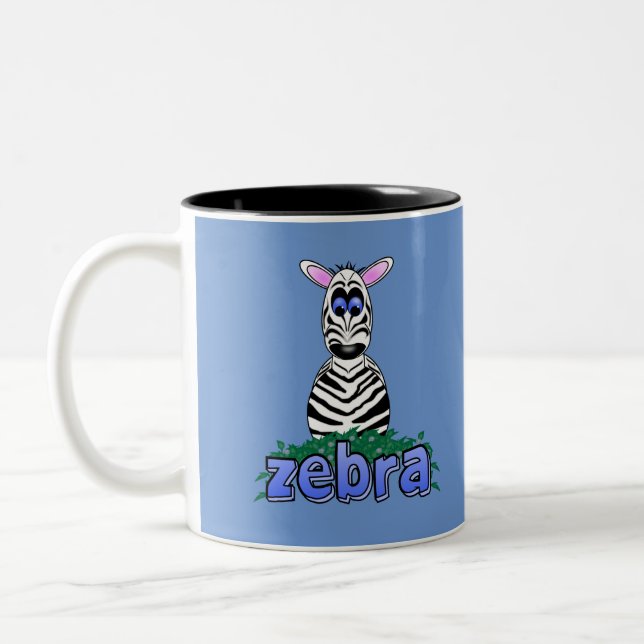 ZEBRA Two-Tone COFFEE MUG (Left)