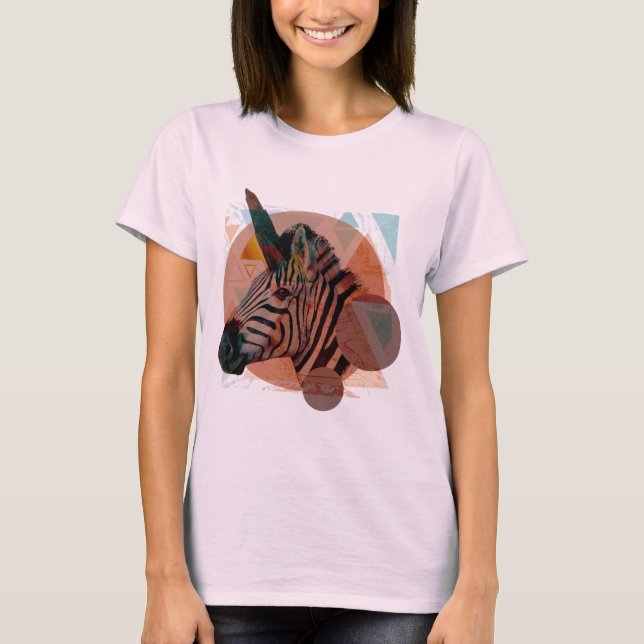 Zebra Unicorn T-Shirt (Front)