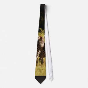 Zebra - unique safari designer range neck tie