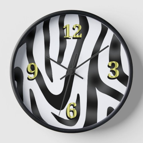 Zebra Wall Clock