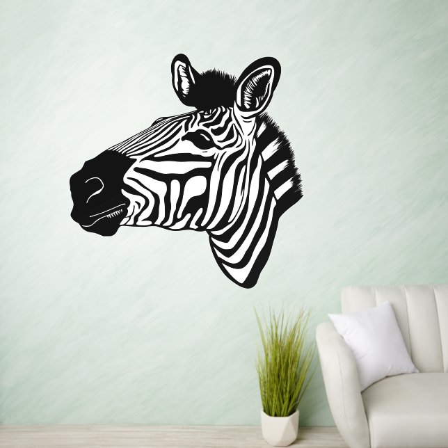 Zebra Wall Decal (Living Room)