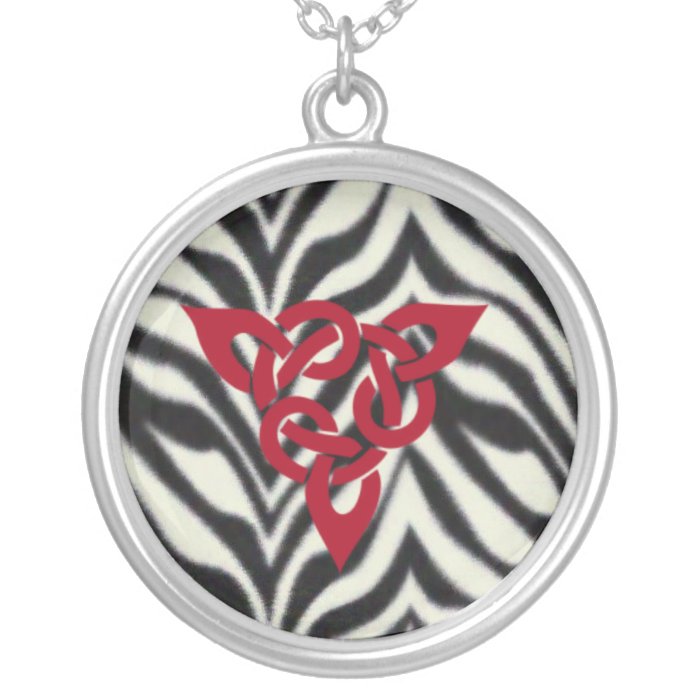 Zebra Wicca Symbol Pendants