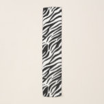 Zebra with DIY Background Color Scarf<br><div class="desc">Scarf. Zebra with DIY background color. A great accessory to add to your stylish fashion. ⭐99% of my designs in my store are done in layers. This makes it easy for you to resize and move the graphics and text around so that it will fit each product perfectly. 📌 (Please...</div>