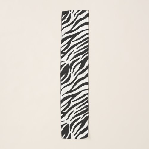 Zebra with DIY Background Color Scarf