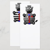 Zebra with Zipper (Front/Back)