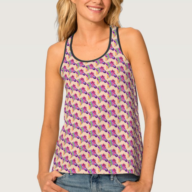 Zebra Women's Tank Top (Front)